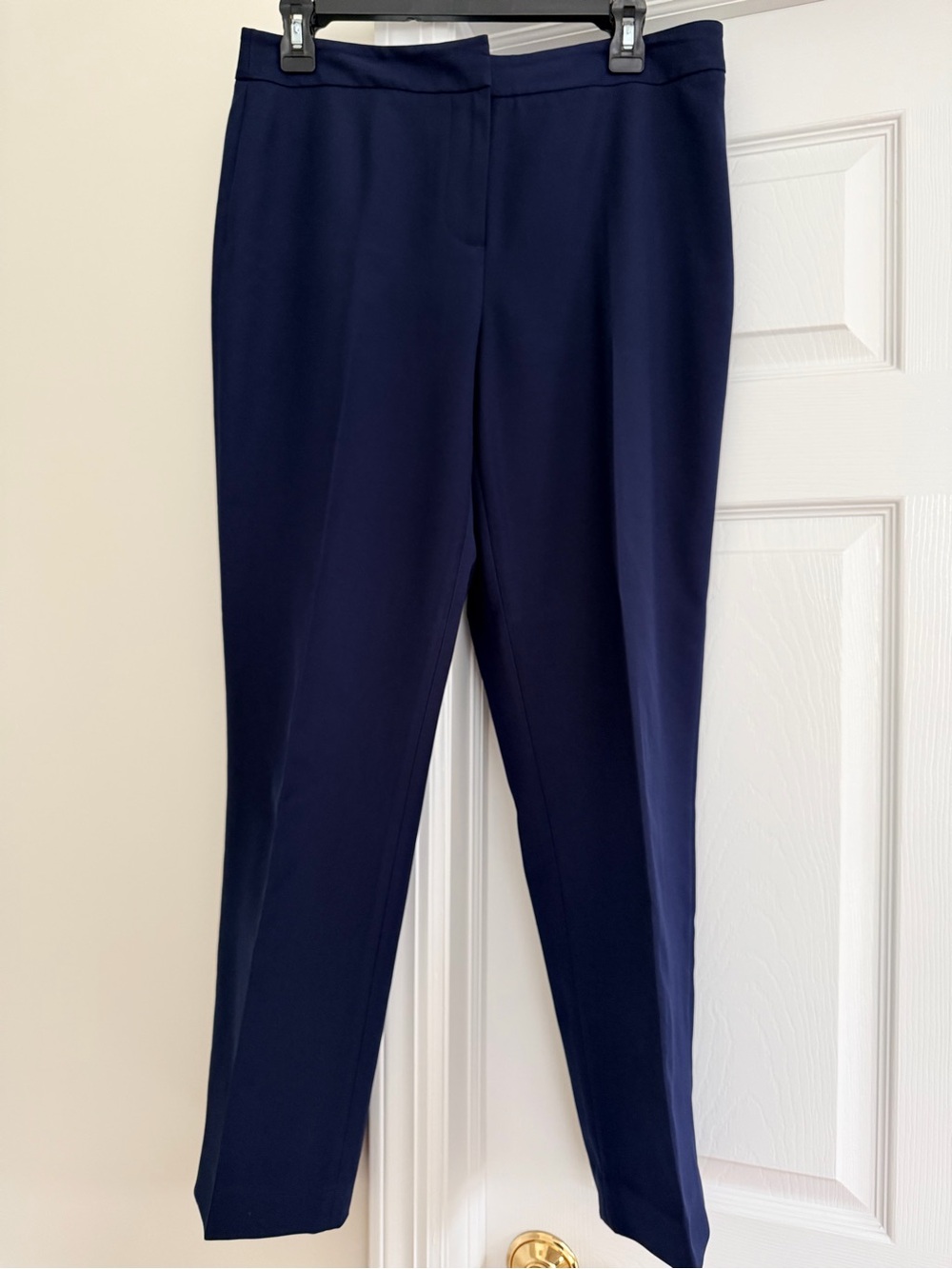 Elie Tahari Straight Leg Navy Women's Dress Pants